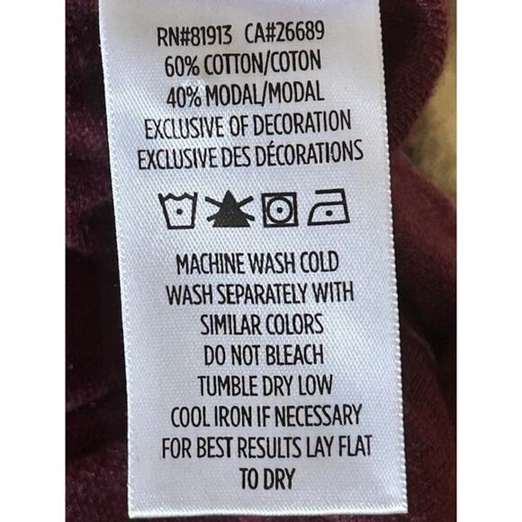 Robert Graham Polo Shirt Size XL Burgundy Cotton Modal Blend - Picture 5 of 5